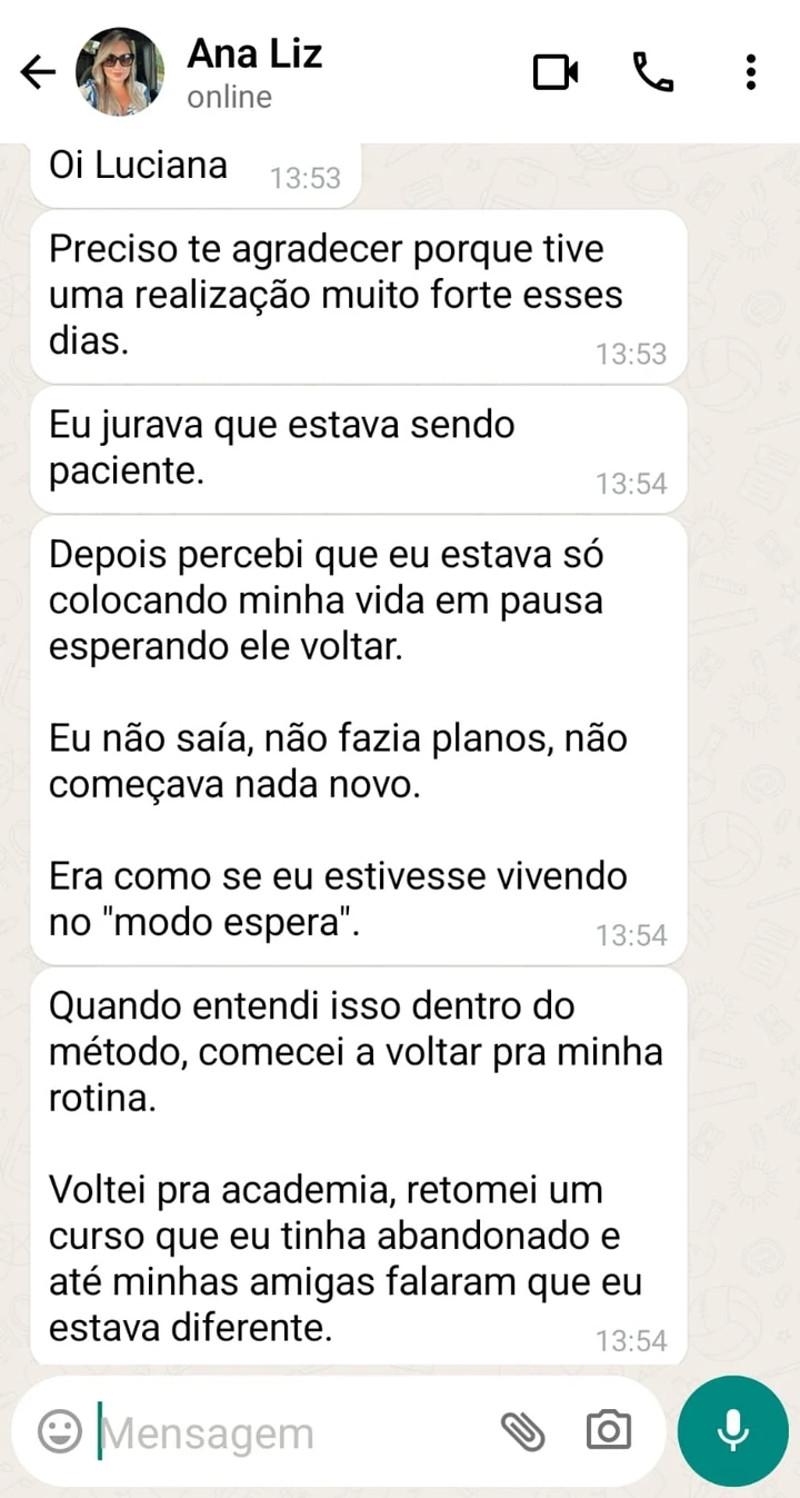 Depoimento real de Ana Liz