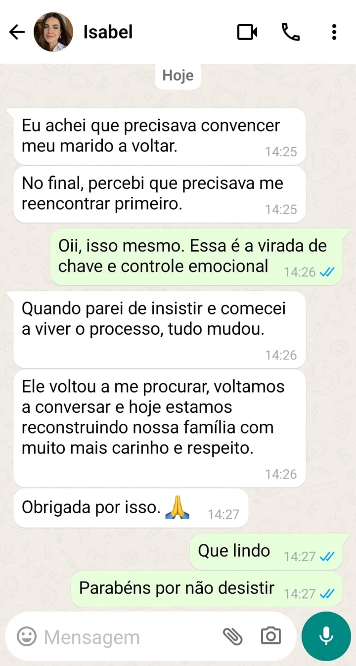 Depoimento real de Isabel